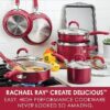 Rachael Ray Enameled Cookware Set - Red Shimmer - 13-piece - Image 2