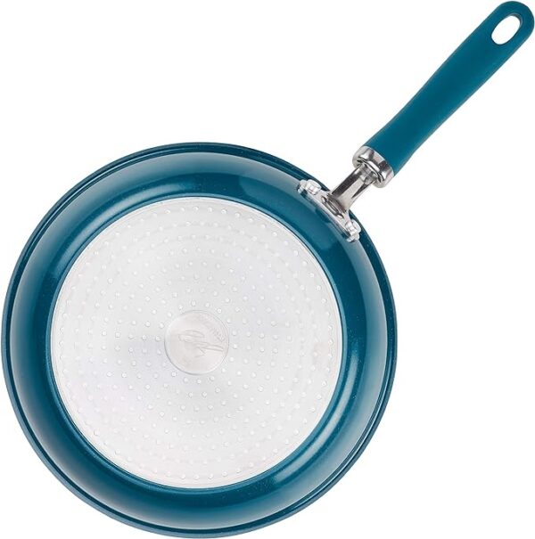 Rachael Ray Enameled Cookware Set (Teal Shimmer) - 13pc - Image 6