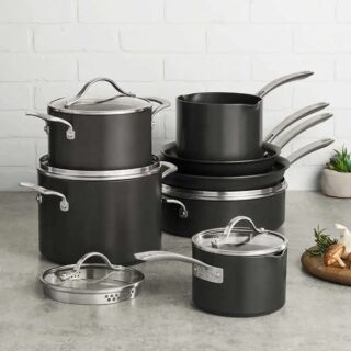 Prima Square Copper Non Stick Frying Pan - 4 Piece Set