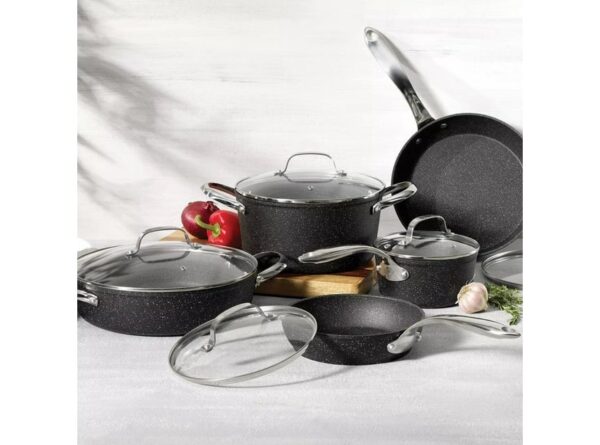 Starfrit The Rock 10 Piece Cookware Set
