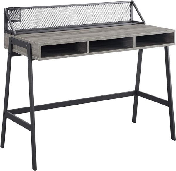 Walker Edison 42" Mesh Back Writing Desk - Image 3
