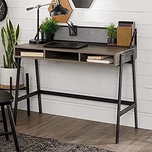Walker Edison 42" Mesh Back Writing Desk