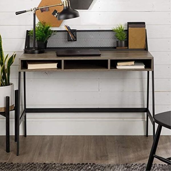 Walker Edison 42" Mesh Back Writing Desk - Image 6