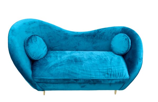 Kooper 2 Seater Velvet Sofa - Seafoam Blue 165cm