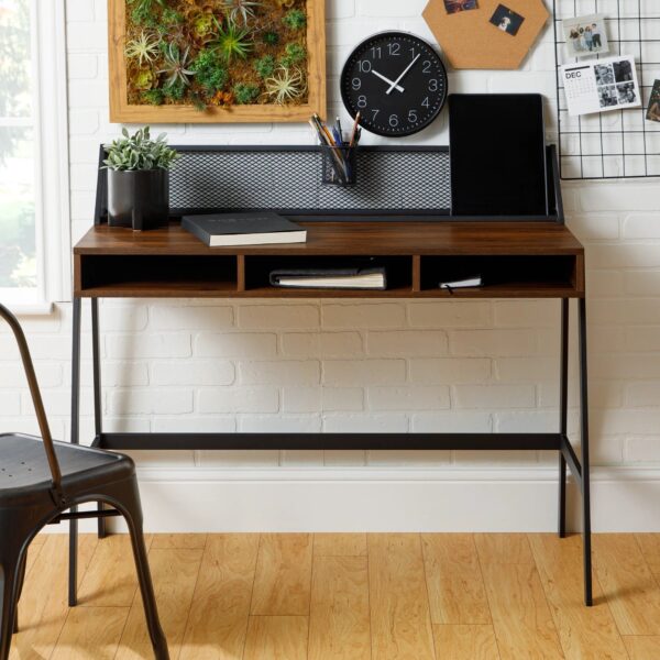 Walker Edison Mesh Back Writing Desk