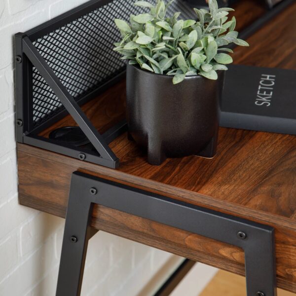 Walker Edison Mesh Back Writing Desk - Image 5