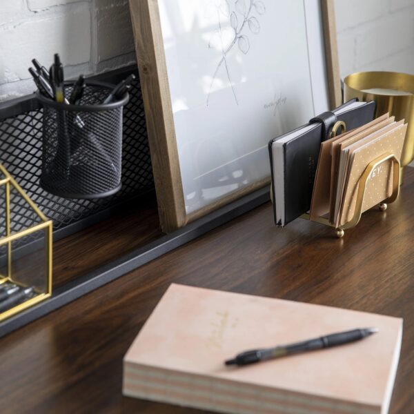 Walker Edison Mesh Back Writing Desk - Image 7