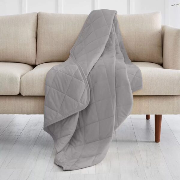 Sutton Place Cooling Throw - 152 x 177 cm (Grey) - Image 5