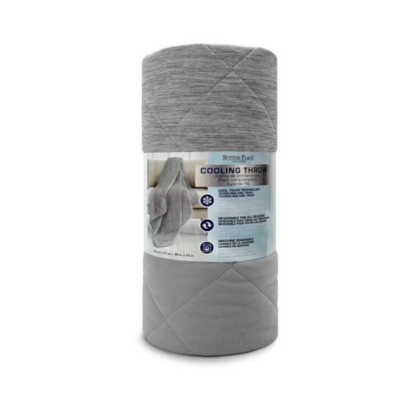 Sutton Place Cooling Throw - 152 x 177 cm (Grey)