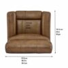 Barcalounger Presley Leather Power Rocker Recliner with Power Headrest - Image 9