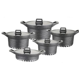 Linsan 10 Piece Die Cast Cookware Set