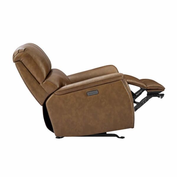 Barcalounger Presley Leather Power Rocker Recliner with Power Headrest - Image 5