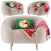 Trudy Living Room Oatmeal Fabric Armchair - Image 3