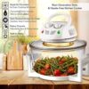 Linsan 12L Infrared Halogen Convection Oven With Cookbook - 1400w White - Image 5