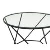 Walker Edison Geometric Glass Nesting Coffee Tables - Black - Image 6