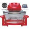 Linsan Infrared Halogen Convection Oven With Cookbook - 1400w Red - Image 6