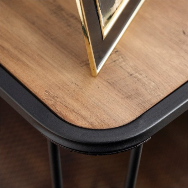 Walker Edison 16'' Urban Mesh Metal Side Table - Image 4