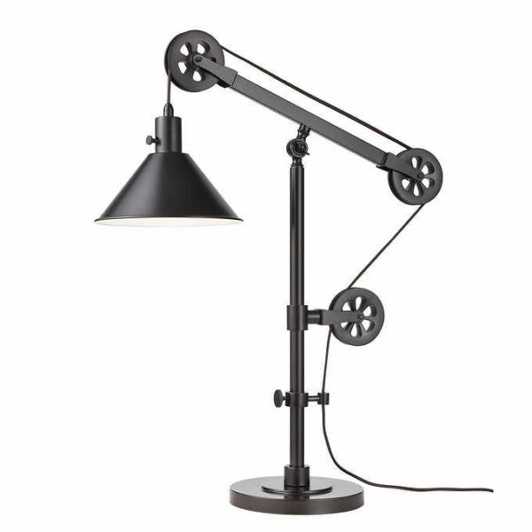 Industrial Pulley Table Lamp - Image 2