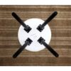 Milano Lule Faux Marble Side Lamp Table - Image 2