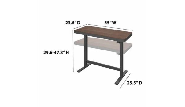 Tresanti Rene Wireless Charging 55" Adjustable Height Table - Image 6