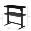 Tresanti Wireless Charging Adjustable Height Computer Table - Image 5