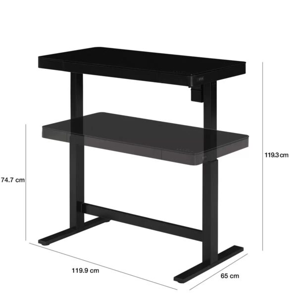 Tresanti Wireless Charging Adjustable Height Computer Table - Image 5