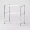 3 Tier Wide Wire Shelf Chrome- Made By Design -93cm x 90.4cm x 45.7cm