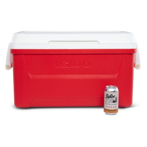 Igloo 48 Qt. Laguna Ice Chest Cooler - Red - Image 5