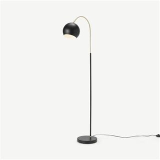 Jak Arch Overrach Floor Lamp - Black & Brass - 4W