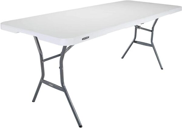 Lifetime Fold in half Utility Table 6 Feet - Image 4
