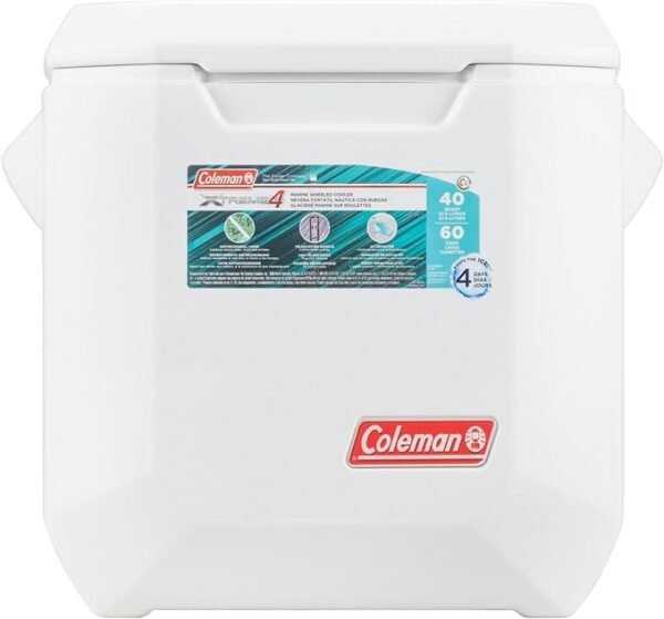 Coleman 40-Quart Xtreme 4-Day Marine Cooler With Wheels - - Image 2