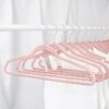 Member's Mark Elite Velvet Hangers With Chrome Hooks -50 Pcs - Pink - Image 2
