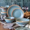 Overandback Stardust Dinnerware Set - 16-pieces