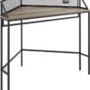 Walker Edison Industrial Corner Laptop Computer Writing Desk 42inch-Grey Wash - Image 4