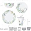 Mikasa Gingko Tivoli Garden Dinnerware Set - 16pieces - Image 4