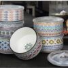 Signature Housewares 6-piece Stoneware Storage Bowls