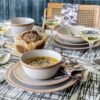 Overandback Stardust Dinnerware Set - 16-pieces Beige - Image 3