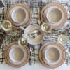 Overandback Stardust Dinnerware Set - 16-pieces Beige - Image 4