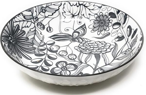 Signature 4 Piece Bowl Set Stoneware Bowls - Microwave And Dishwasher Safe - Image 4