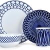 Mikasa Gingko Mikasa Lavina Porcelain Dinnerware Set - White - 16pieces
