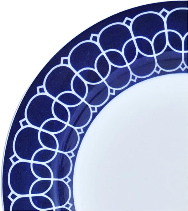 Mikasa Gingko Lavina Cobalt 16 Piece Dinnerware Set - Service For 4 - Image 3