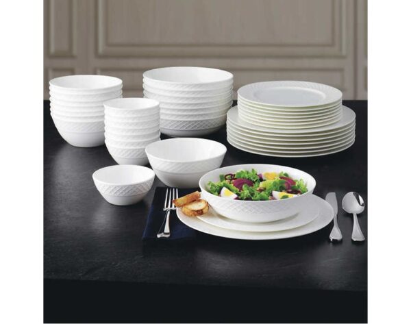 Mikasa Gingko Trellis Bone China Dinnerware Set - 40-Pieces