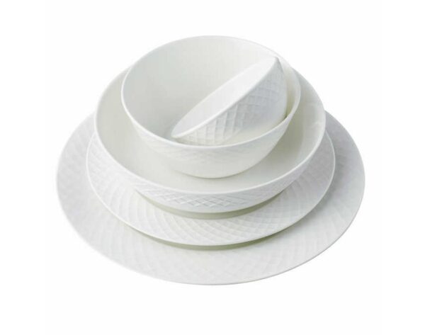 Mikasa Gingko Trellis Bone China Dinnerware Set - 40-Pieces - Image 3
