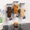 Wall Mount Triple  3 in 1 Dry-Food And Cereal Dispenser