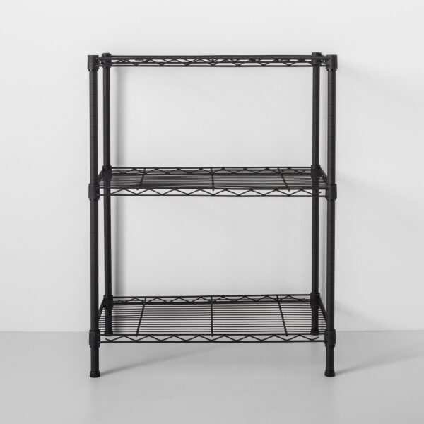 3 Tier Wire Shelf Chrome - Made By Design -77.7cm x 59cm x 33.9cm - Image 2