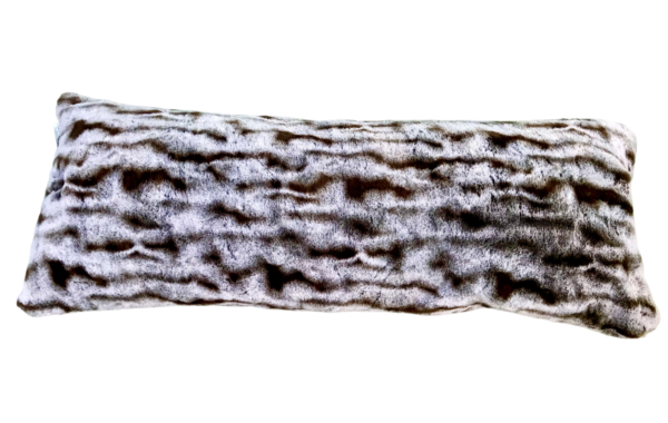 Idea Nuova Faux Fur Body Pillow Taupe - 20" X 48" Multi - Image 6