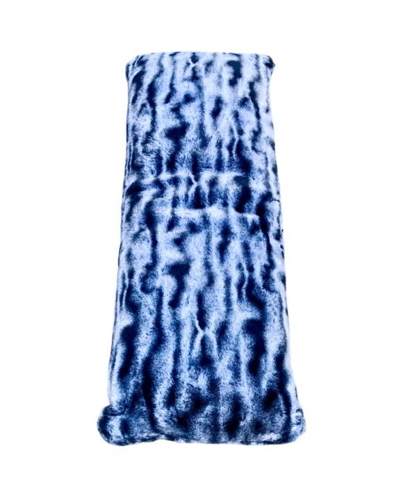 Idea Nuova Faux Fur Body Pillow Taupe - 20" X 48" - Image 3