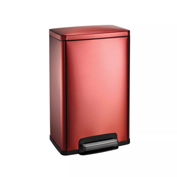 Tramontina 49.2L Step Trash Can - Red - Image 5