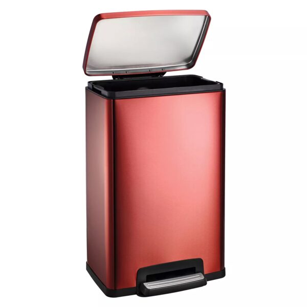 Tramontina 49.2L Step Trash Can - Red - Image 6