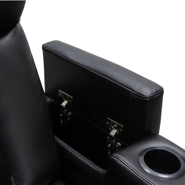 Larson Power Reclining Home Theater Chair With Tray - Image 8